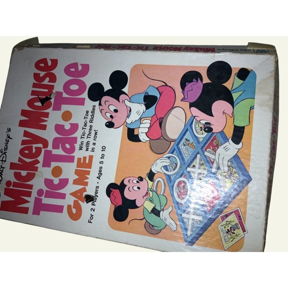 Walt Disney Mickey Mouse Tic-Tac-Toe Vintage Game Replacement Pieces